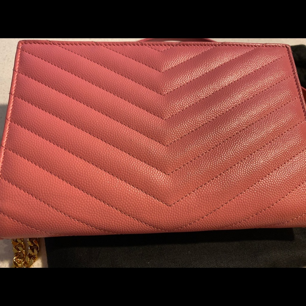 YSL Wallet On Chain Pink - Picture 4 of 7